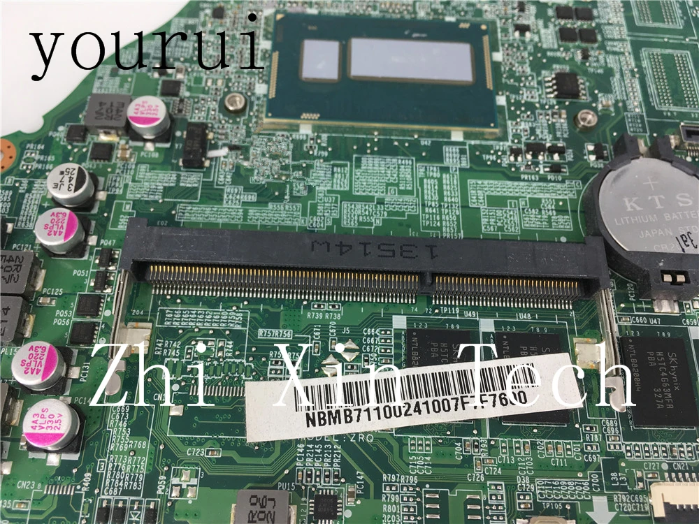 yourui For Acer Aspire V5-573 V5-573P V7-582P V5-583P M5-583 Laptop Motherboard NBMB711002DAZRQMB18F0 with  i7-4500u tested work