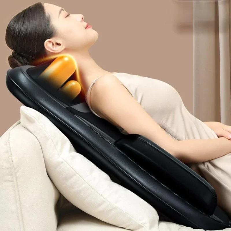 

Comprehensive Electric Massager Cushion, Whole Body Acupressure Mat, Cervical Spine and Waist Kneading, Shoulder Relief for Home