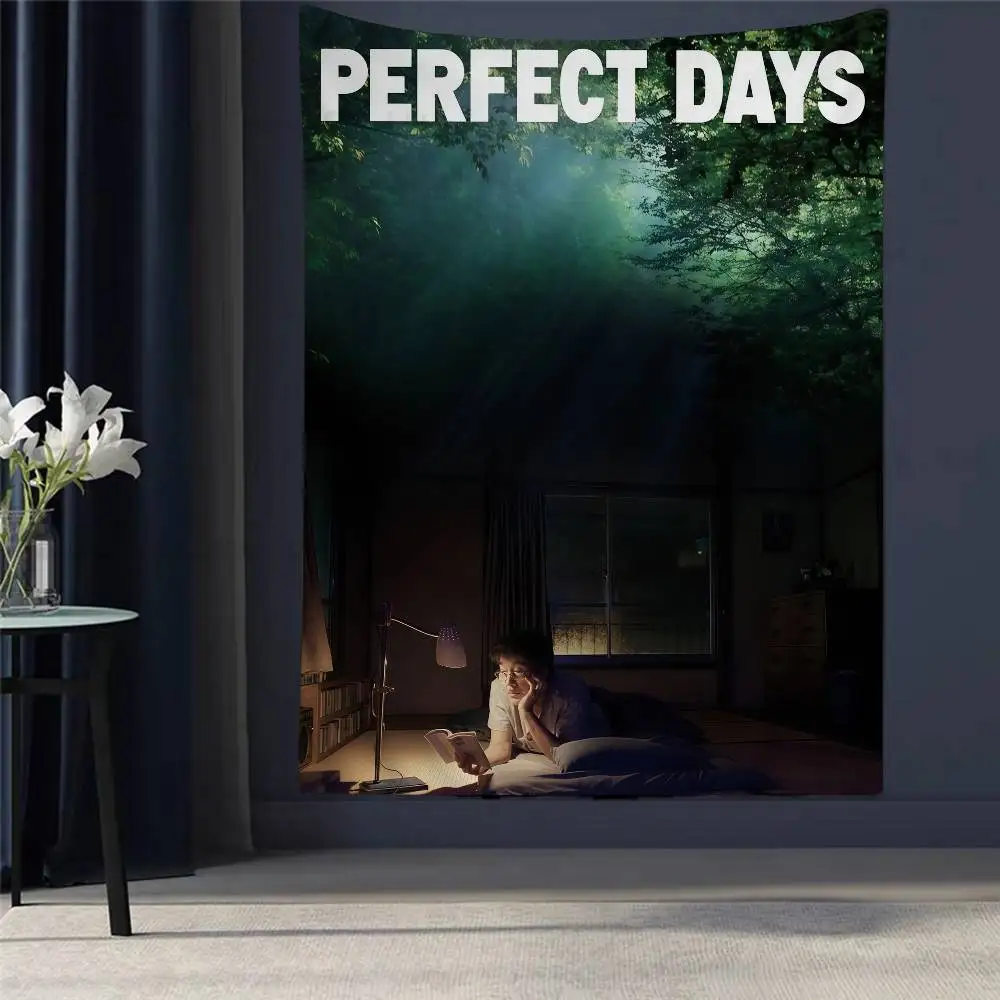 

The Perfect Days Classics Movie Anime Tapestry Wall Hanging Decoration Household Wall Hanging Home Decor