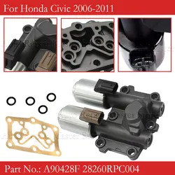 For Honda Civic 2006-2011 Auto Parts OEM 28260-RPC-004 28260RPC004 Transmission Dual Linear Solenoid & Gasket