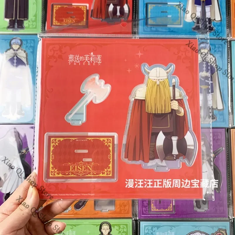 offizielles Original Frieren: Beyond Journey's End Anime-Hambitus-Acryl-Stehschild Fern Stark, quadratisches Element-Desktop-Ornament