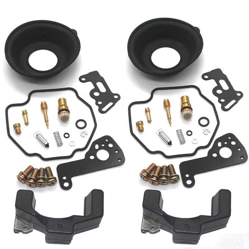 for XV535 Virago 1989-2001 XV 535 Motorcycle carburetor repair kit floating needle valve gasket parts Plunger diaphragm float