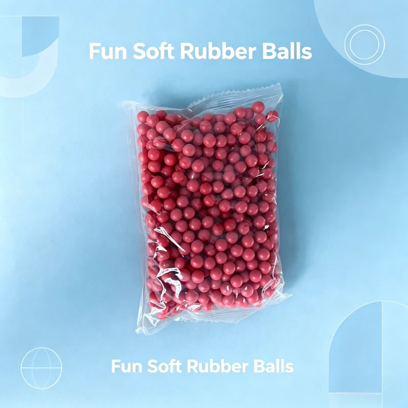 

7MM 500Pcs/Bag Red Mini Spherical Balls Smooth Soft Outdoor Toy Consumables 1Bag/2Bag/3Bag/5Bag/10Bag