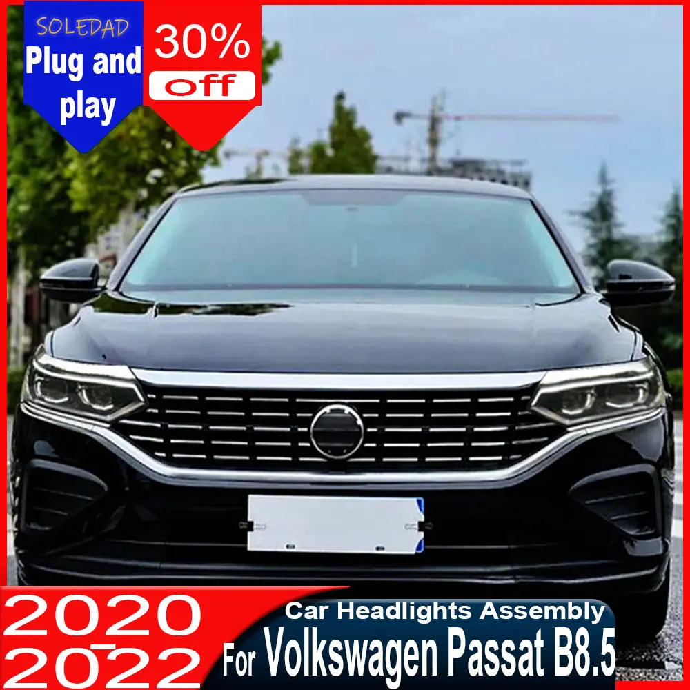

Автомобильные фары для VW Passat B8: Светодиодные фары-проекторы 2020-2022, фары Magotan, ДХО, линзы «Ангельские глазки», аксессуары