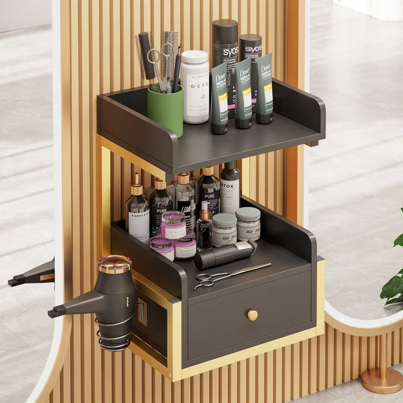 Barber Shop Hair Cutting Cabinet  Salon Beauty Salon Special Wall Hanging Tool Counter Wall Cabinet  Salon