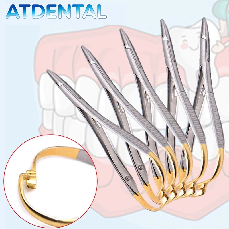 Dental Mathieu Extra Fine Beak Elastic Ligature Tie Holder Orthodontic Ring Placement Dental Tool