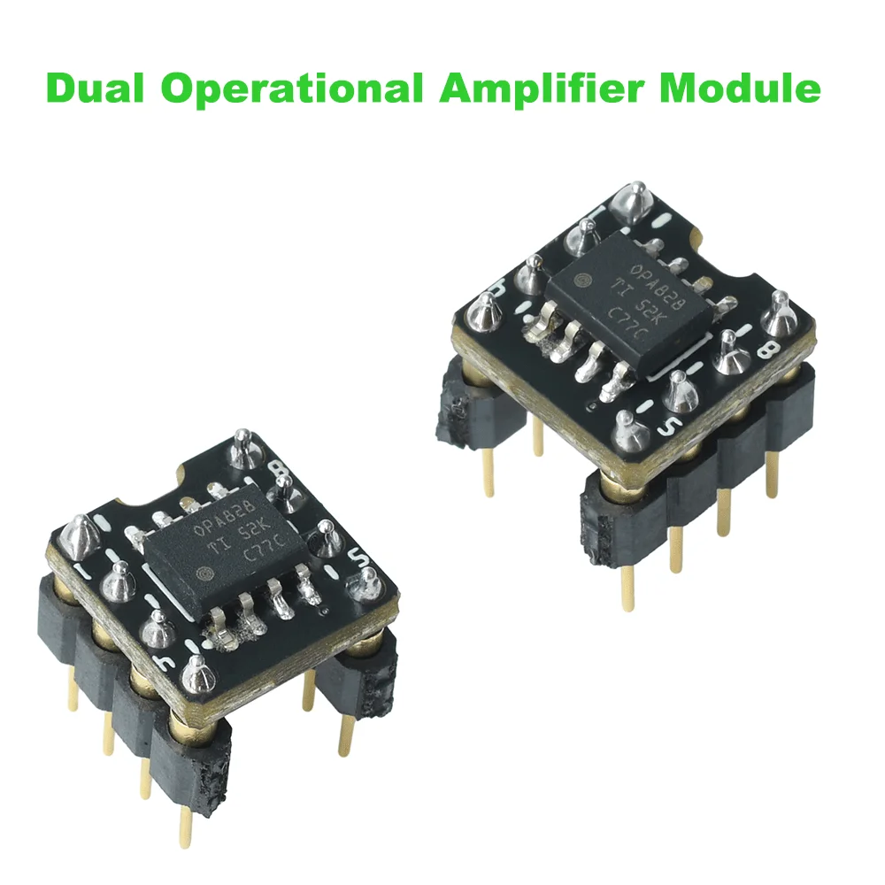 

OPA828 двойной модуль операционного усилителя, высокоточная плата операционного усилителя для усиления аудиосигнала, аналоговая схема, проекты «сделай сам»