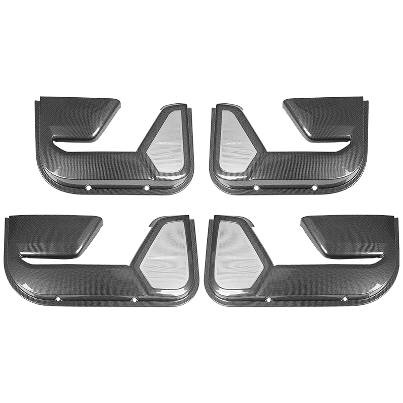 ABS Door Anti-kick Plate Paste Version Protect Board 4pcs Anti Kick Pad For 2024 Ford Ranger Next Gen