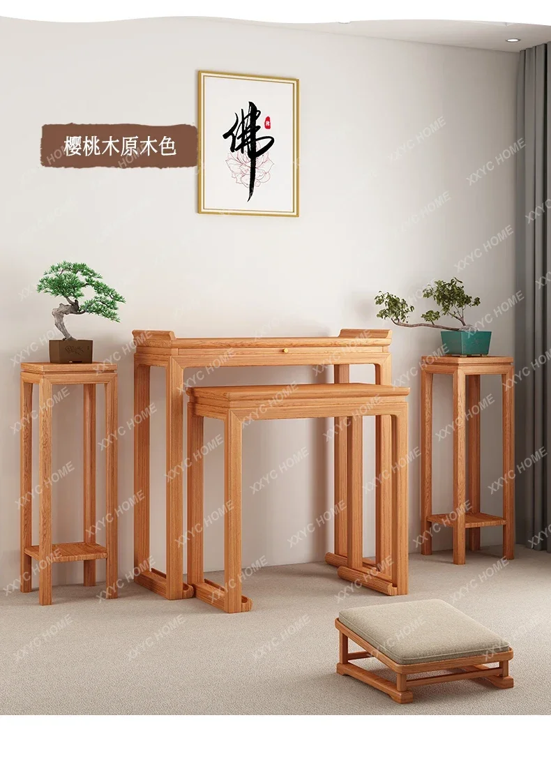 

Black walnut table incense table household Shentai solid wood Shentai Shentai table