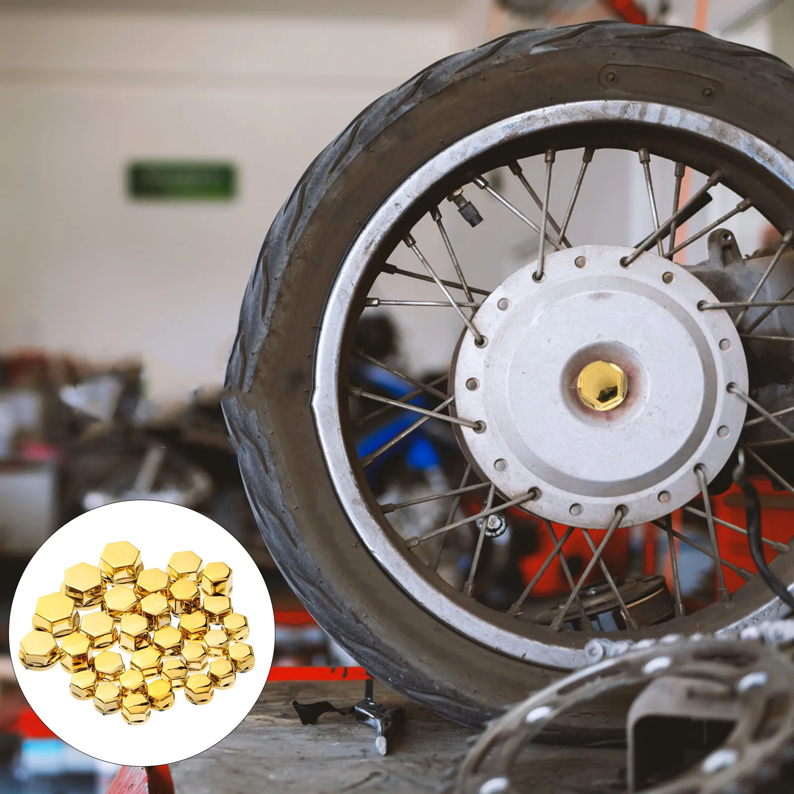 

30pcs Caps Covers For Motorcycle Aluminum Alloy Nut Covers Bolt Toppers Kit Motorbike Screw Cap Engine Head Bolt Caps Racing