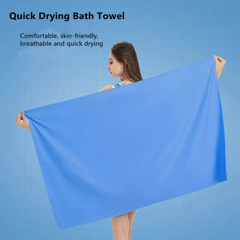 Microfiber Instant Drying Beach Towel Swimming Absorbent Bath Towel Camping Sports Yoga Fitness Quick Dry Towel Travel  Portable