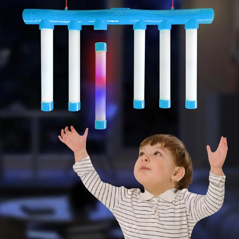 Catching Sticks Game Glowing In The Dark Reaction Time Game 3 Adjustable Levels Hand Speed Challenge With Music Educational