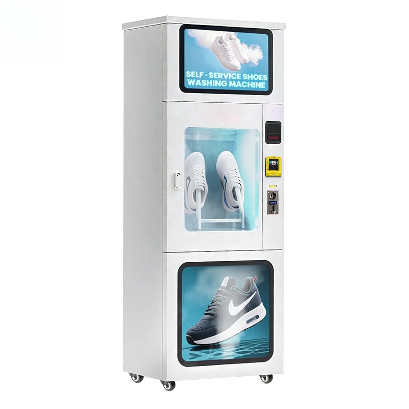 Shoe intelligent cleaning self-service machine, shopping mall office building 24H vending machine
