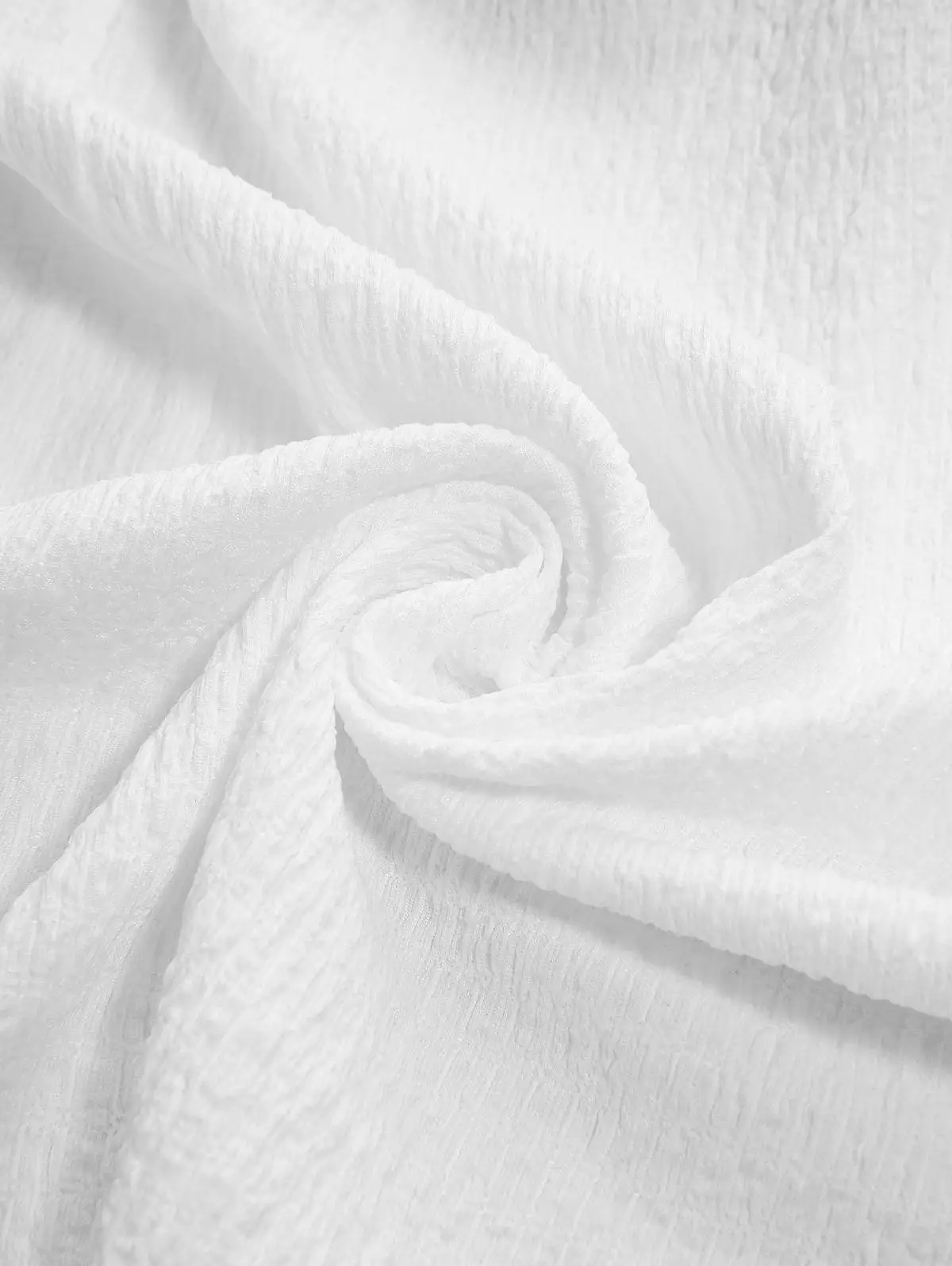 Abiti da canotta casual bianchi Abito da donna con pannello increspato con gancio e occhiello in vita con ciglia in pizzo Abito alto basso con camicetta