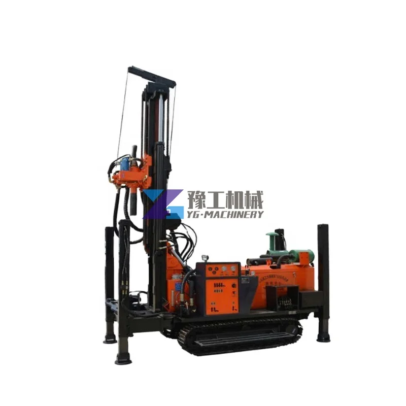 China Factory 250M Drilling Depth Borehole DTH Water Well Drilling Rig Machines