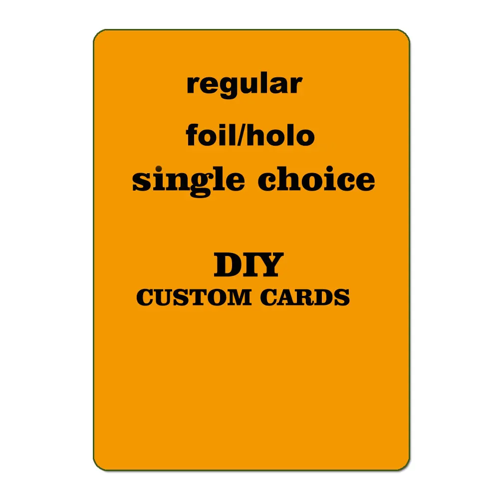 Single Cards BL Game CARDS Standard Pioneer Cards Set Custom TOP Quality Playing Cards Board Games TCG Jasonlung Bootleg Proxy