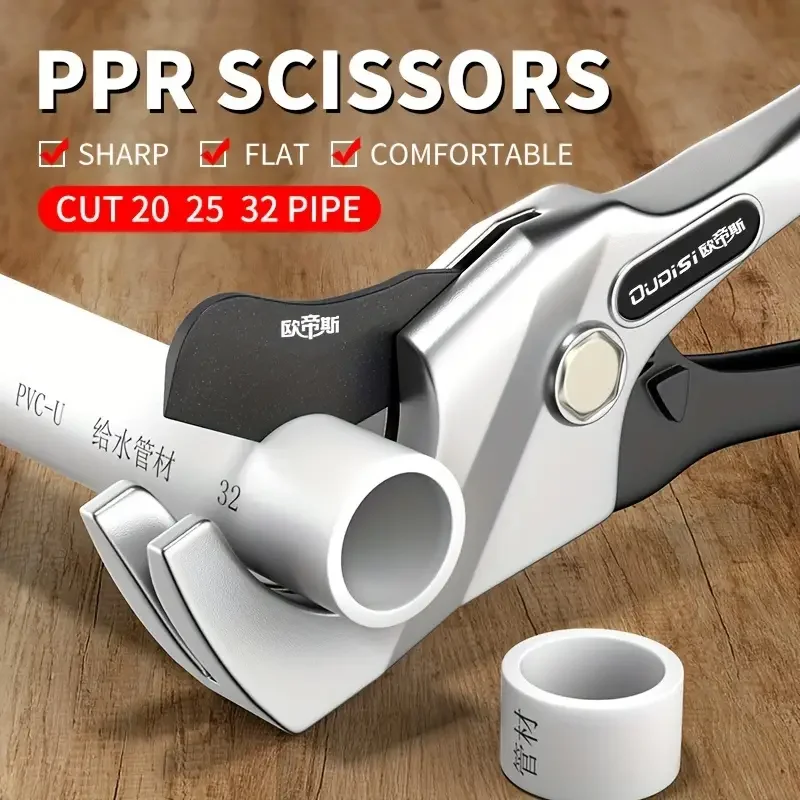 1pc Hardware PVC Pipe Cutter Water Pipe Scissors - Cut PP, PVC, Aluminum,ABS, PE, Vinyl & Rubber Tubing & Pipes Quickly