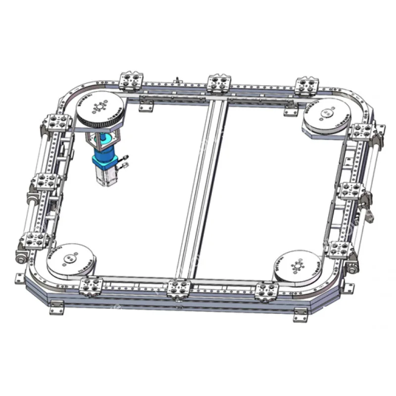 High-Speed Ring Track Circulation Line Precision  Guide Rail Conveyer Belt Chain Connecting Rod Oval Arc 