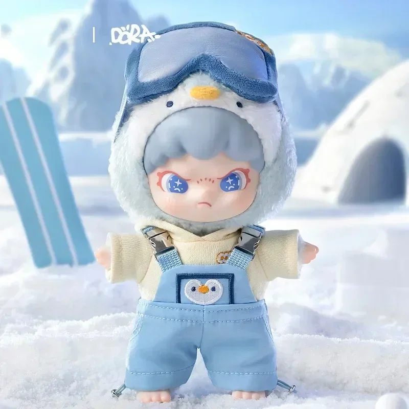 جديد حقيقي دورا البطريق قلادة و دمية سلسلة عمل الشكل لطيف على ظهره حقيبة سلسلة مفاتيح Kawaii ديكور نموذج ألعاب بنات مفاجأة هدية #3