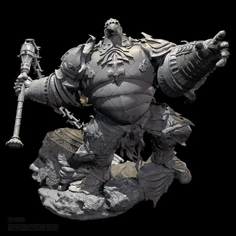 38mm 50mm Dark Fantasy Alienated Body Warrior 3D Printed Resin Coloring Figurines DIY Painting Self-assembly Miniatures
