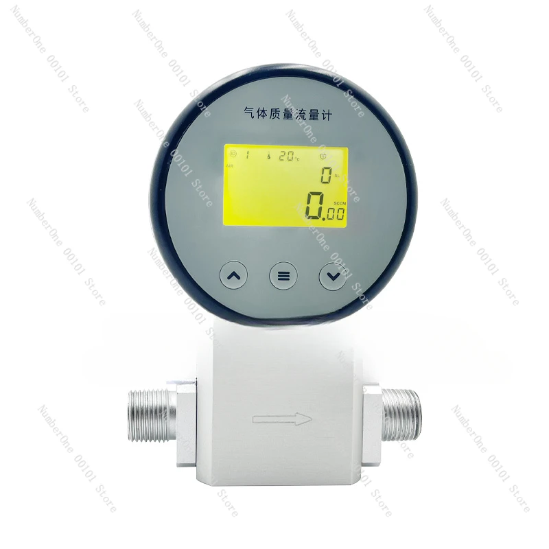 AMS2106 Series Digital Display High Precision Micro Gas Mass Flowmeter Measuring Air Nitrogen Oxygen Wide Range