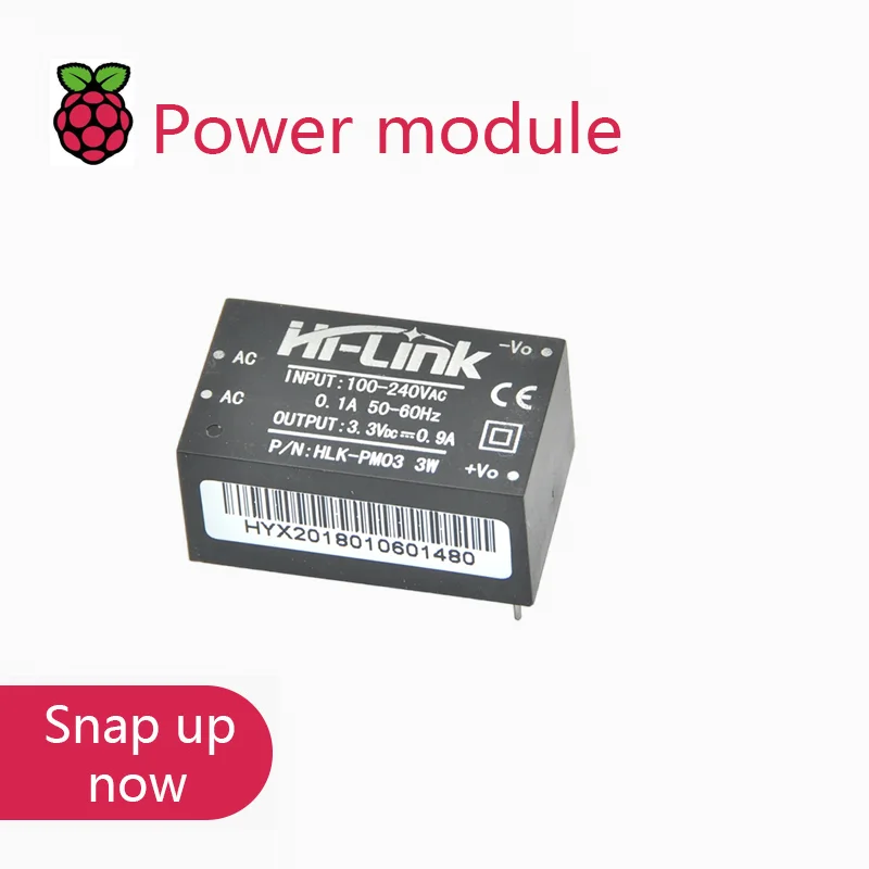 Free shipping new Hi-Link ac dc 3.3v 3w  power module ,power supply module  HLK-PM03