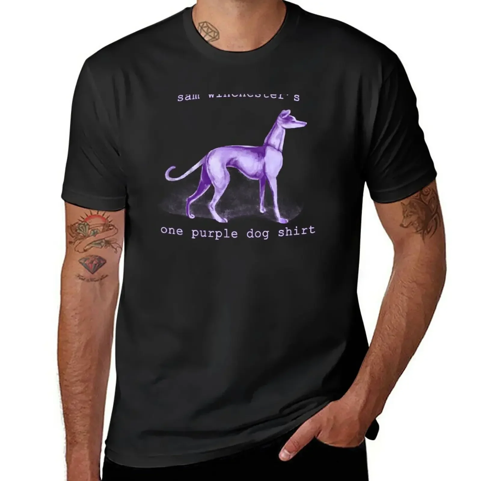 funnys quick-drying tees mens big and tall t shirts  That One Purple Dog Shirt T-Shirt  streetwear  oversized t shirt  tshirt