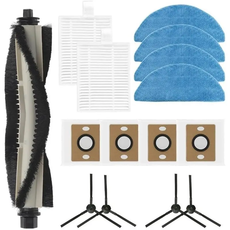 [NEW!A38F】 Vacuum Replacement Parts For ILIFE A30 Pro Robot Including Side Brush Hepa Filter Mop Cloth Home Cleaning Accessories