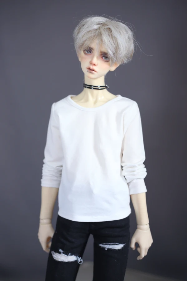 BJD Doll Clothes Tops Versatile Daily White Elastic Base Shirt For 1/3 1/4 BJD SD DD MSD MDD SD17 POPO68 Uncle SSDF ID75 Doll