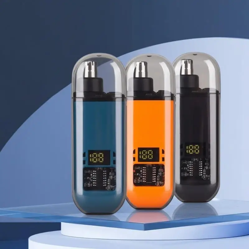 USB Rechargeable Nose and Ear Hair Trimmer for Men Precision Groomer Lightweight Design for Travel Use