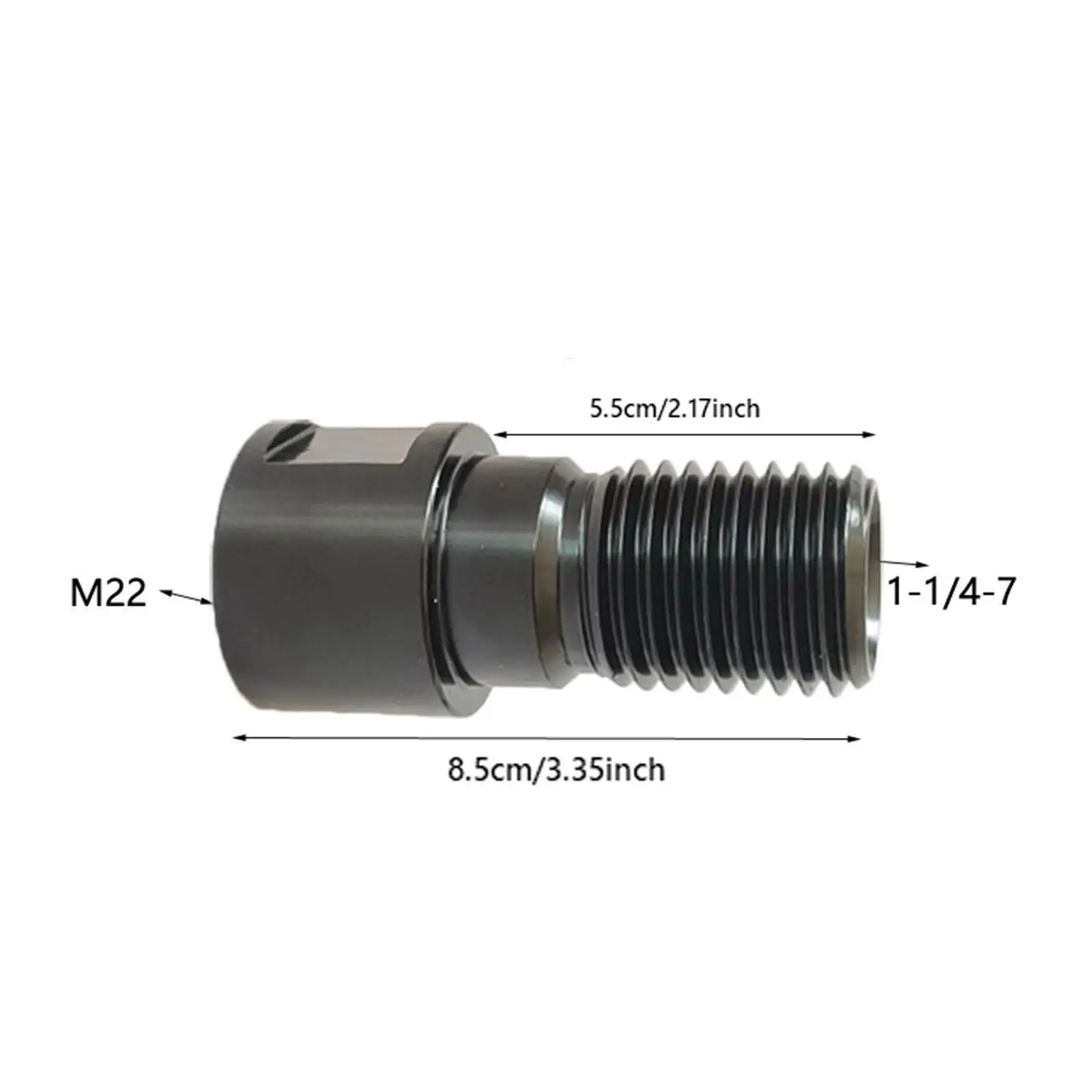 Steel Core Drill Bit Adapter M16 M22 to 1-1 4 7 Thread Converter for Professional Iron and Concrete