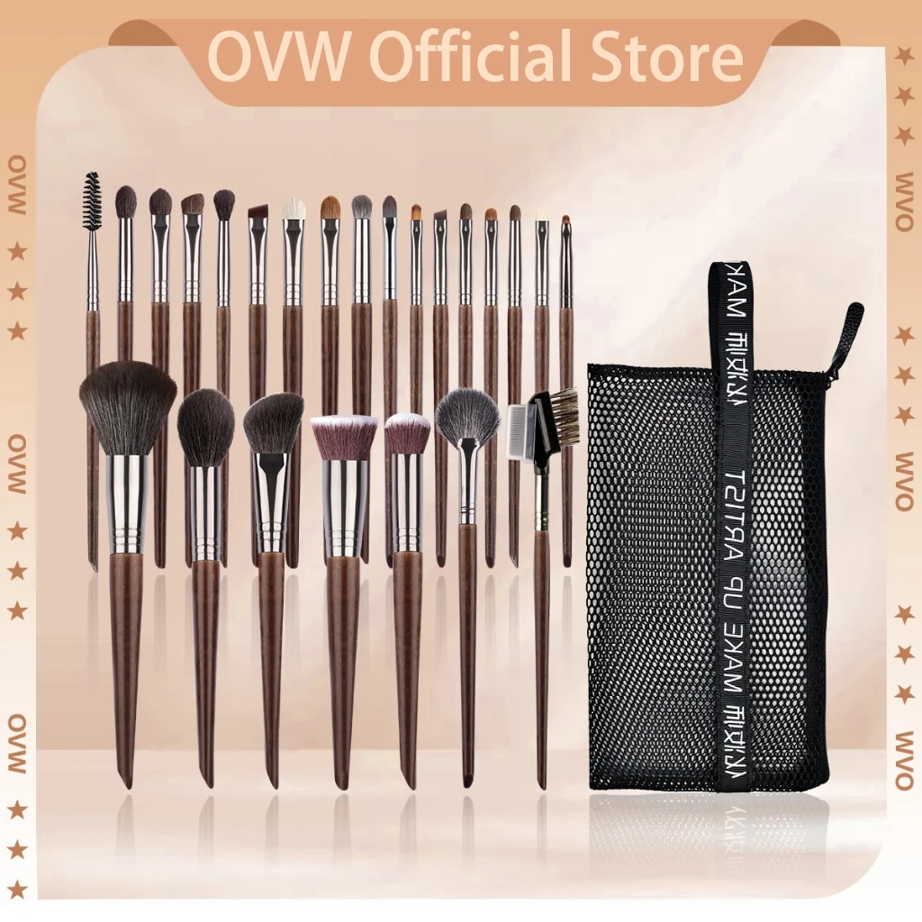 Juego de brochas de maquillaje profesionales OVW 24PCS adecuado para principiantes
