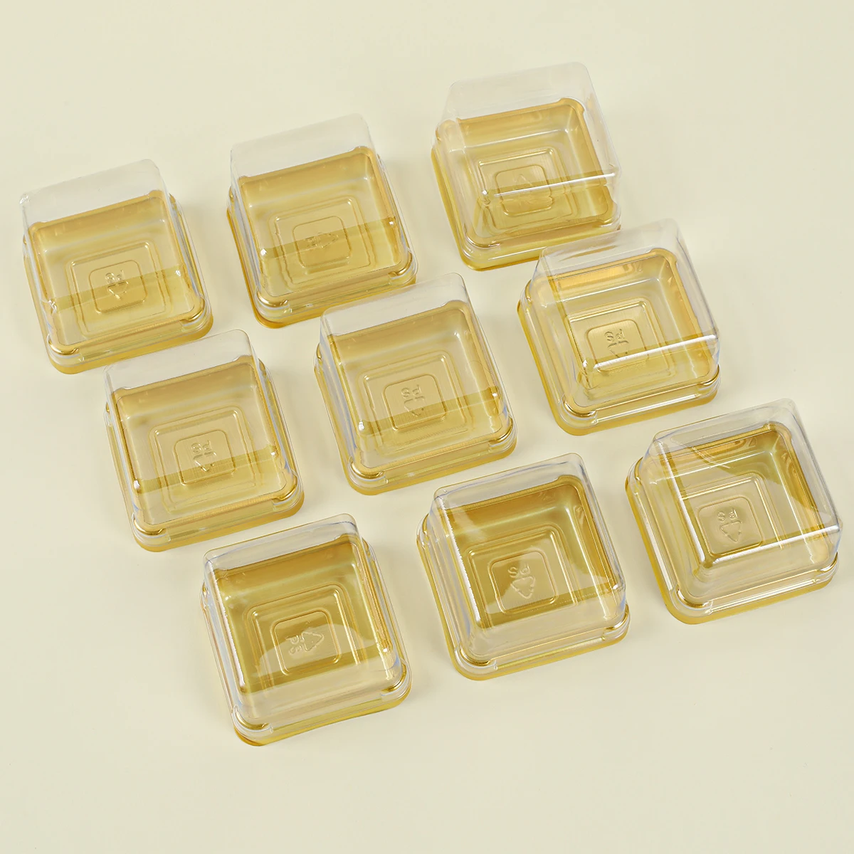 50pcs Transparent Cake Boxes for Wedding & Birthday