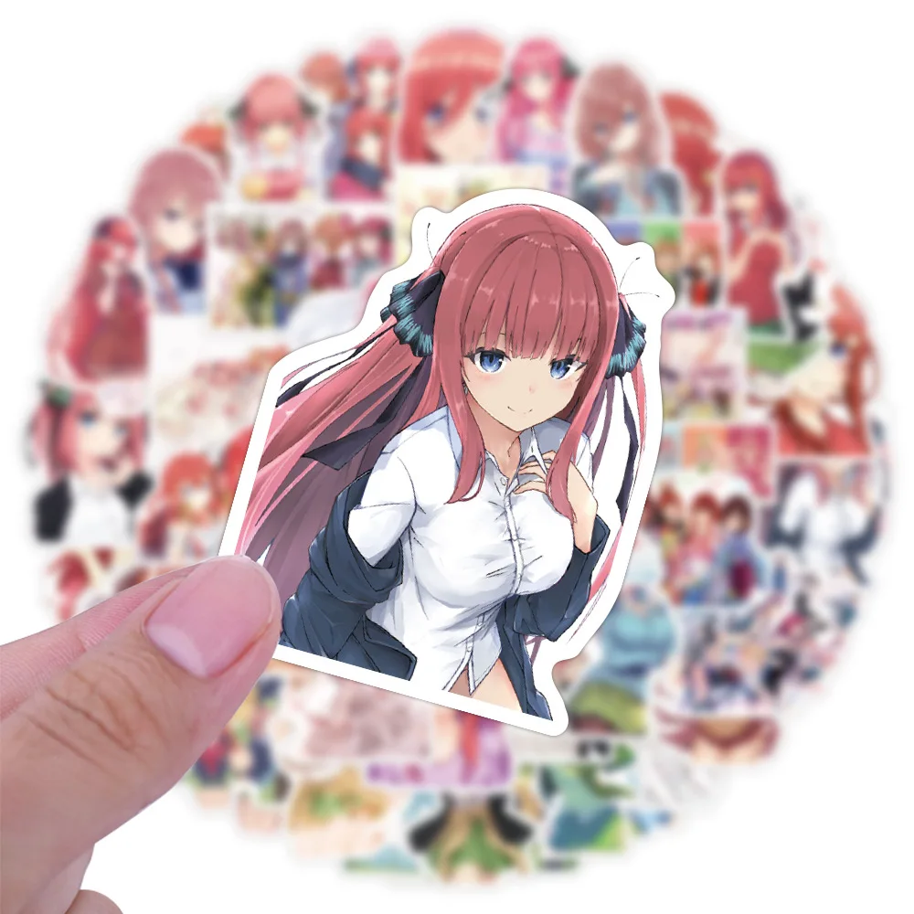 10/30/50PCS Anime The Quintessential Quintuplets Cartoon Cute Graffiti Stickers Decoration Laptop Phone Tablet Waterproof Decal