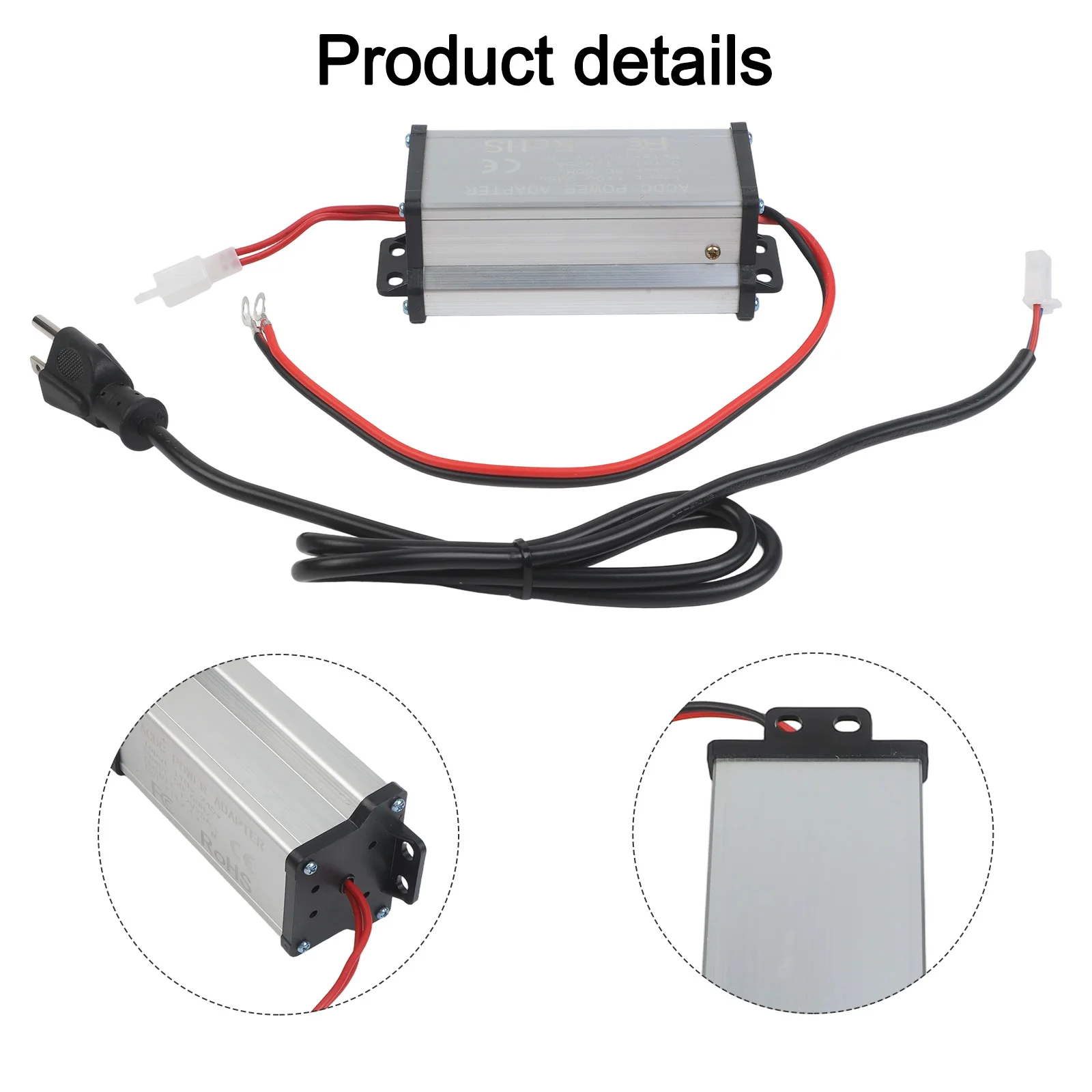 Power Adapter 230V to 12V for 5KW 8KW Diesel Air Heater Compatible with Various Indoor and Outdoor Heating Settings