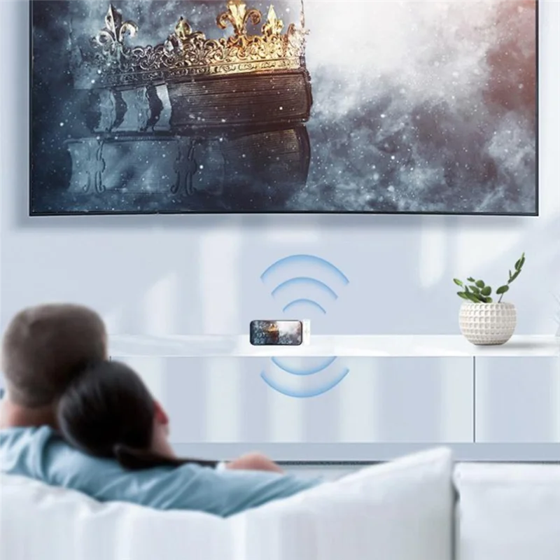ABVO--Compatible Wireless Transmitter Type-C Mini Portable 5G Remote Screen Projector 1080P HD Video