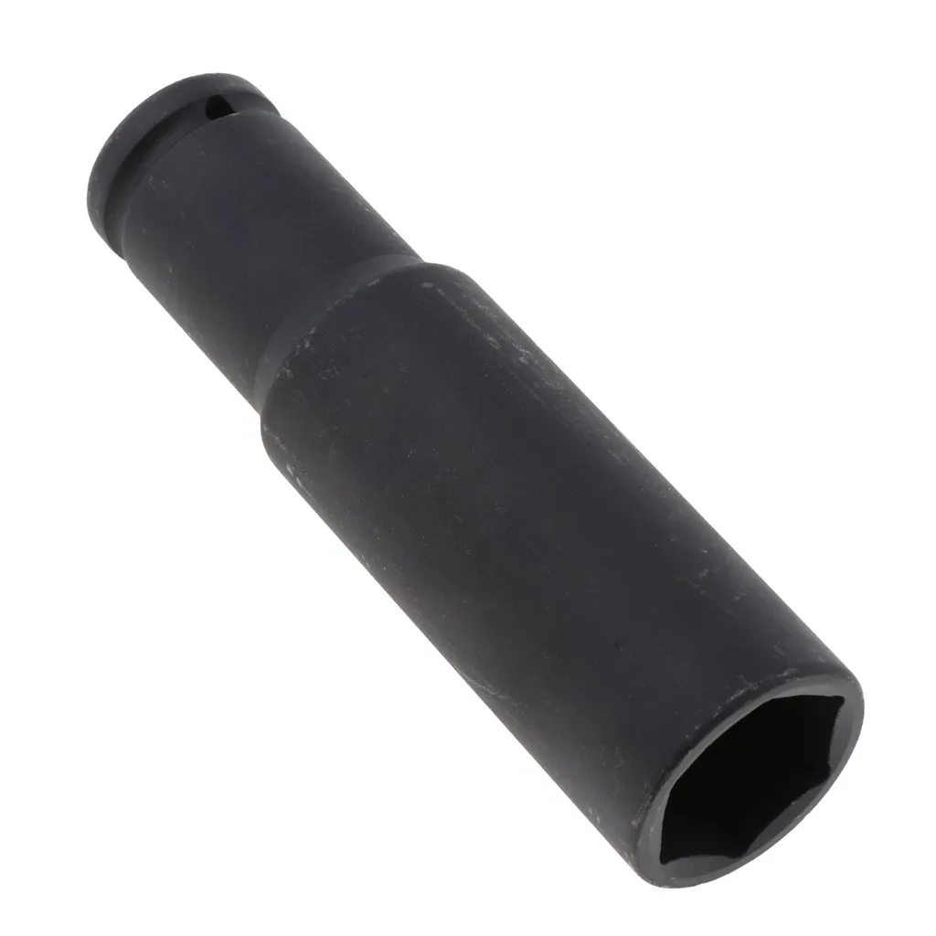 1/2inch Square Drive 30mm Inner Hex 150mm Length Black Impact Socket