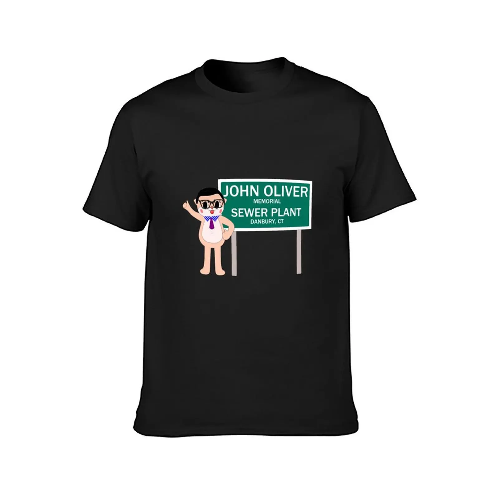 Chiijohn Danbury Sewer Plant T-Shirt animal prinfor boys Aesthetic clothing summer top vintage T-shirts for men cotton