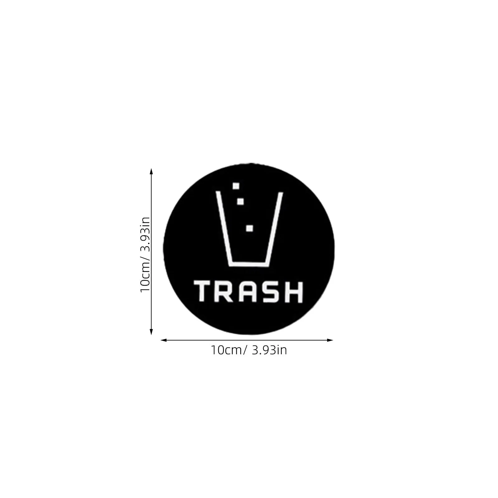 Garbage Recycling Stickers 24 Pack Weatherproof Vinyl Trash Can Labels Bright Adhesive Waste Sorting Decals