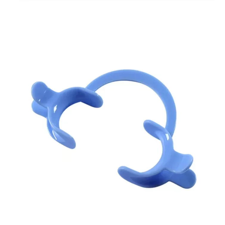 Dental Orthodontics Tooth Buccal Hook, boca de silicone tipo C, abridor de garrafas azul, esteriliza materiais de alta temperatura, ferramentas