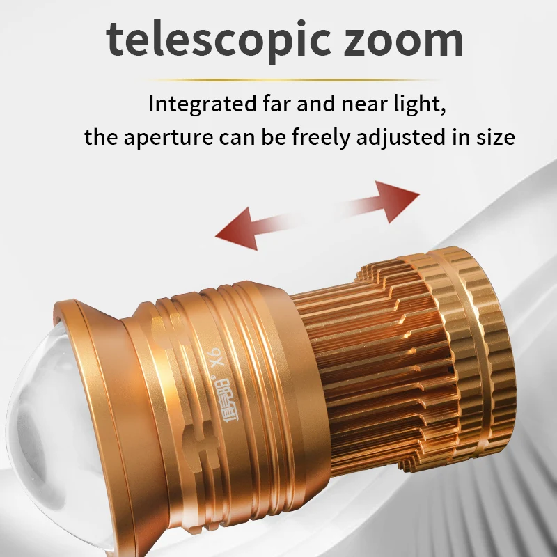 Imagem -04 - Farol de Canhão a Laser Direto Led Farol de Alta Potência Foco Telescópico Montado na Cabeça Distante e Próximo Integrado Exploração Caverna ao ar Livre