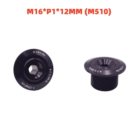 Bafang Mid Motor Crank Screw Mmid Motor crank screw M16 * P1 *12 MM (M510)/M15*P1*12MM(500/M600)Crank screws For M500 M510 G522