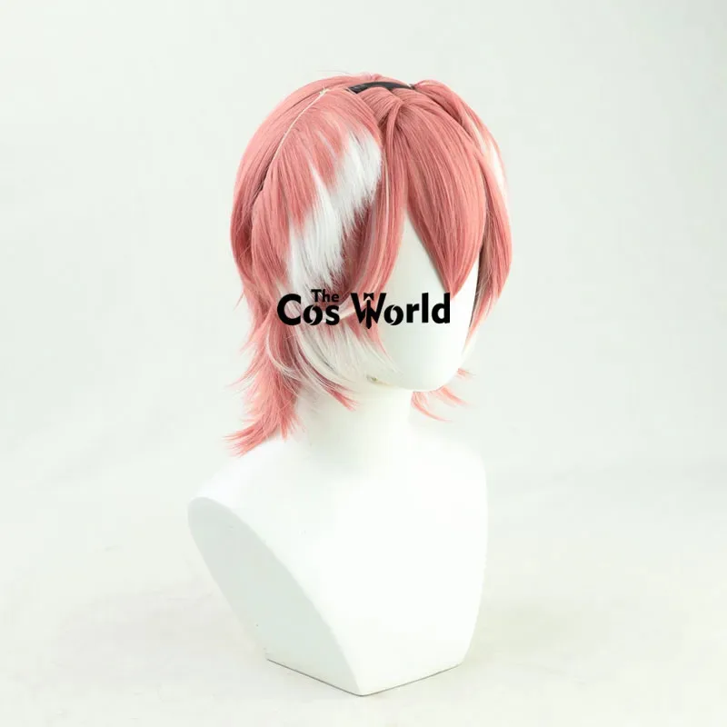 الظاهري YouTuber VTuber Hololive Takane Lui قصيرة أنيمي تأثيري الباروكات الألياف مقاومة للحرارة الشعر الاصطناعية + غطاء شعر مستعار