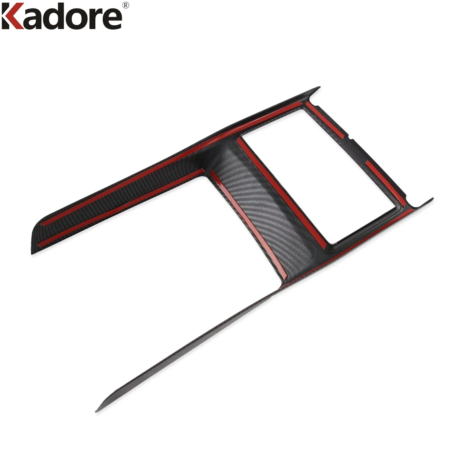 

Car Front Water Cup Drink Holder Frame Cover Trim For Mitsubishi Outlander 2022 2023 2024 2025 Carbon Fiber Interior Accessories