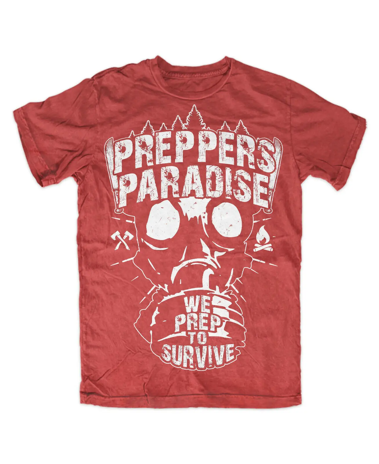Футболка с рисунком красного апокалипсиса м3, защита выживания, стихийный кризис, зомби
