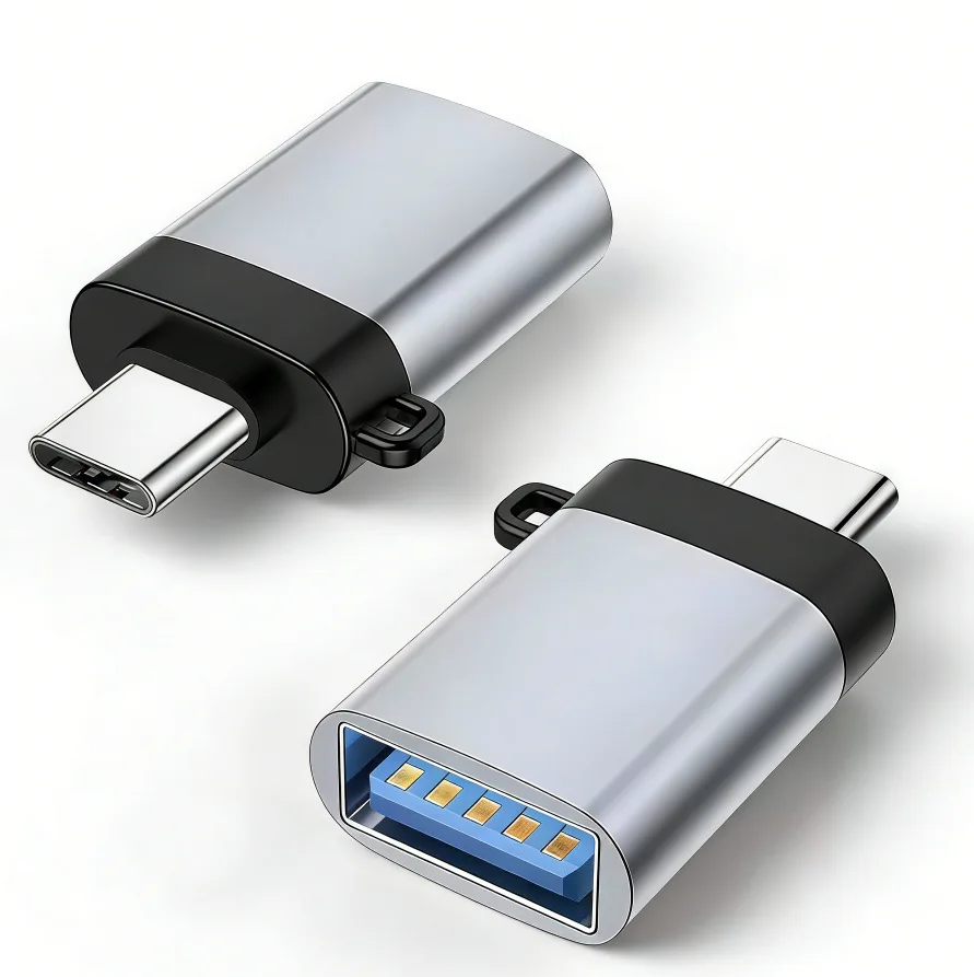 5 Pack Type‑C OTG Adapter, USB 3.0 Female Converter for Android Phone, Car, U Disk, Flash Drive, Mouse Data Transfer