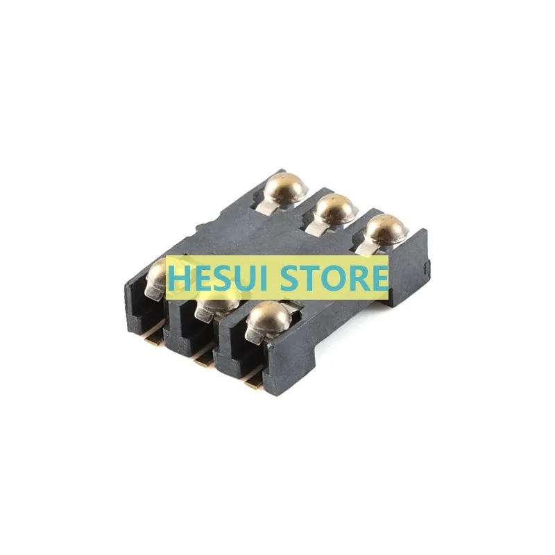 1/5 PCS Original SIM-6P-2.5H- Card SMD Simple mobile phone communication SIM card holder high temperature resistance