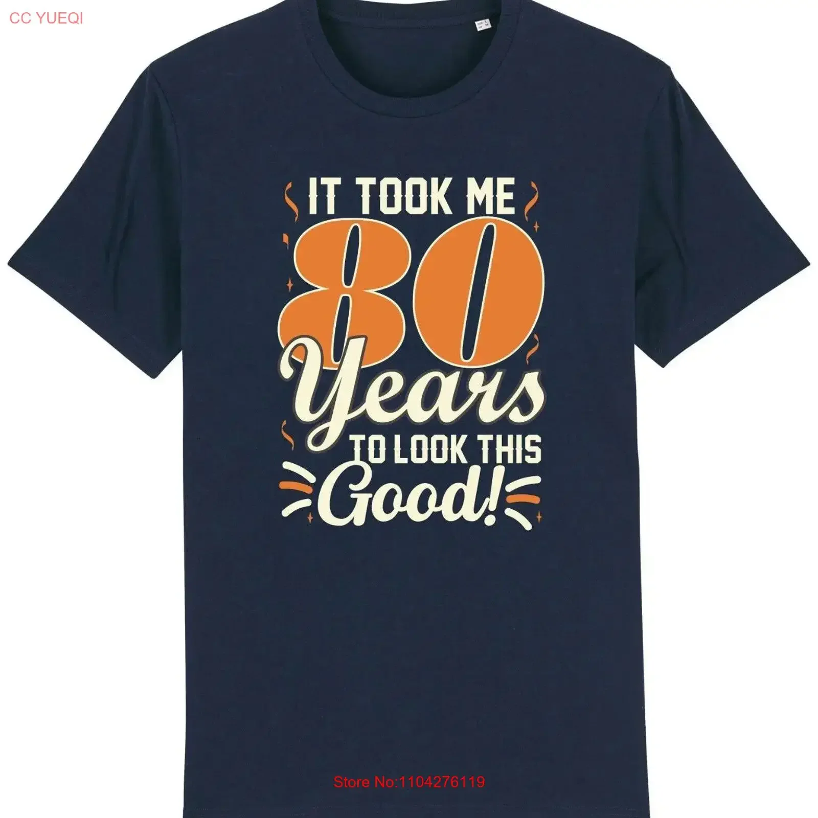 Camiseta divertida de cumpleaños con diseño de 80 años y 80 años de experiencia, unisex, regalo, vintage, lavada, suave, elástica, elegante para hombre