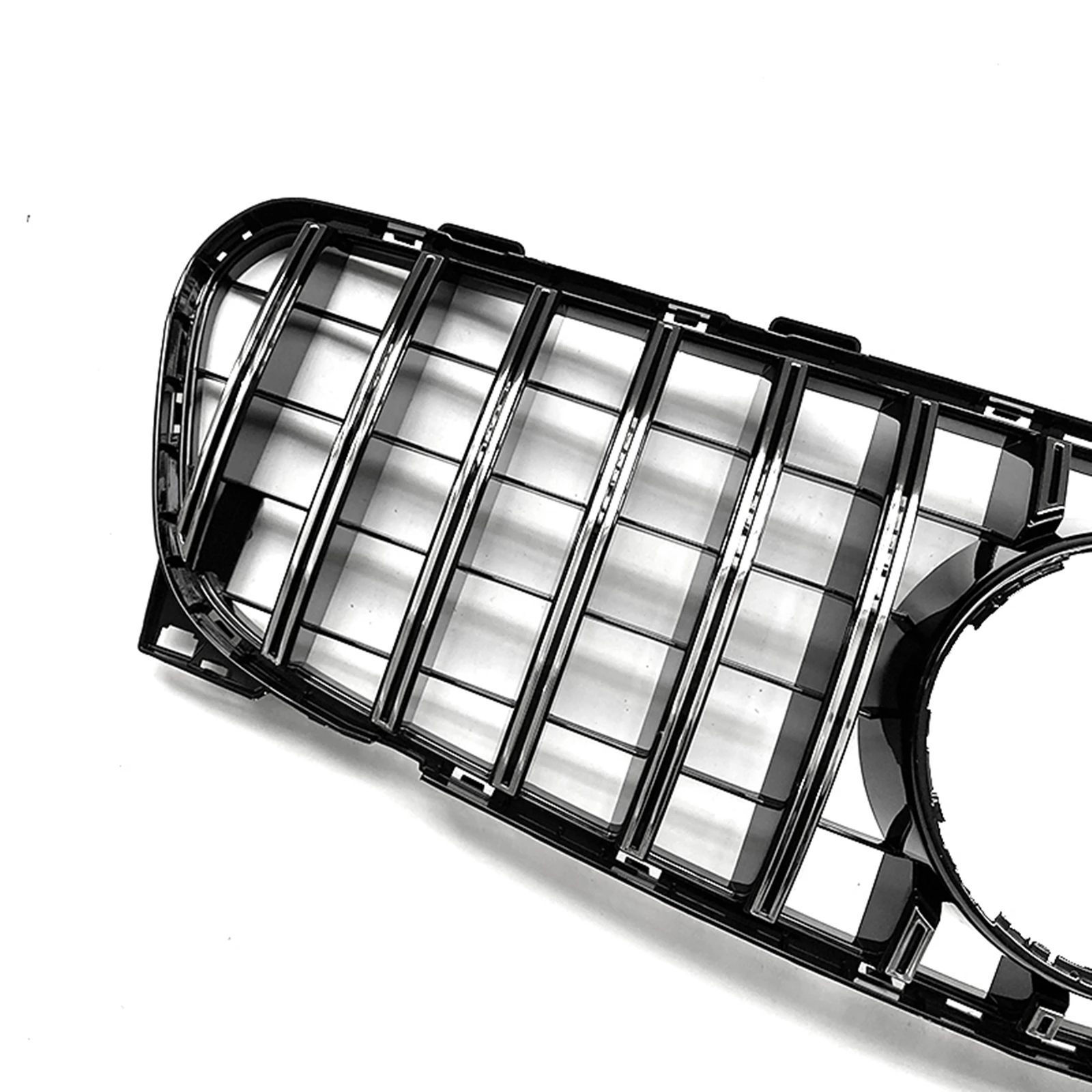 Front Grille For Mercedes Benz GLA Class X156 2017-2020 GLA180 GLA200 GLA250 GLA45 AMG GT Style Car Upper Bumper Hood Mesh Grill