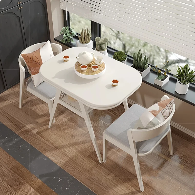 

Складной обеденный стол, 2 стула, скандинавский овальный обеденный стол, современная роскошная кухня, Mesas Pegables Portatil, мебель для столовой